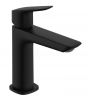 Hansgrohe Logis Jednouchwytowa bateria umywalkowa 110 Fine z kompletem odpływowym z cięgłem czarny mat 71251670